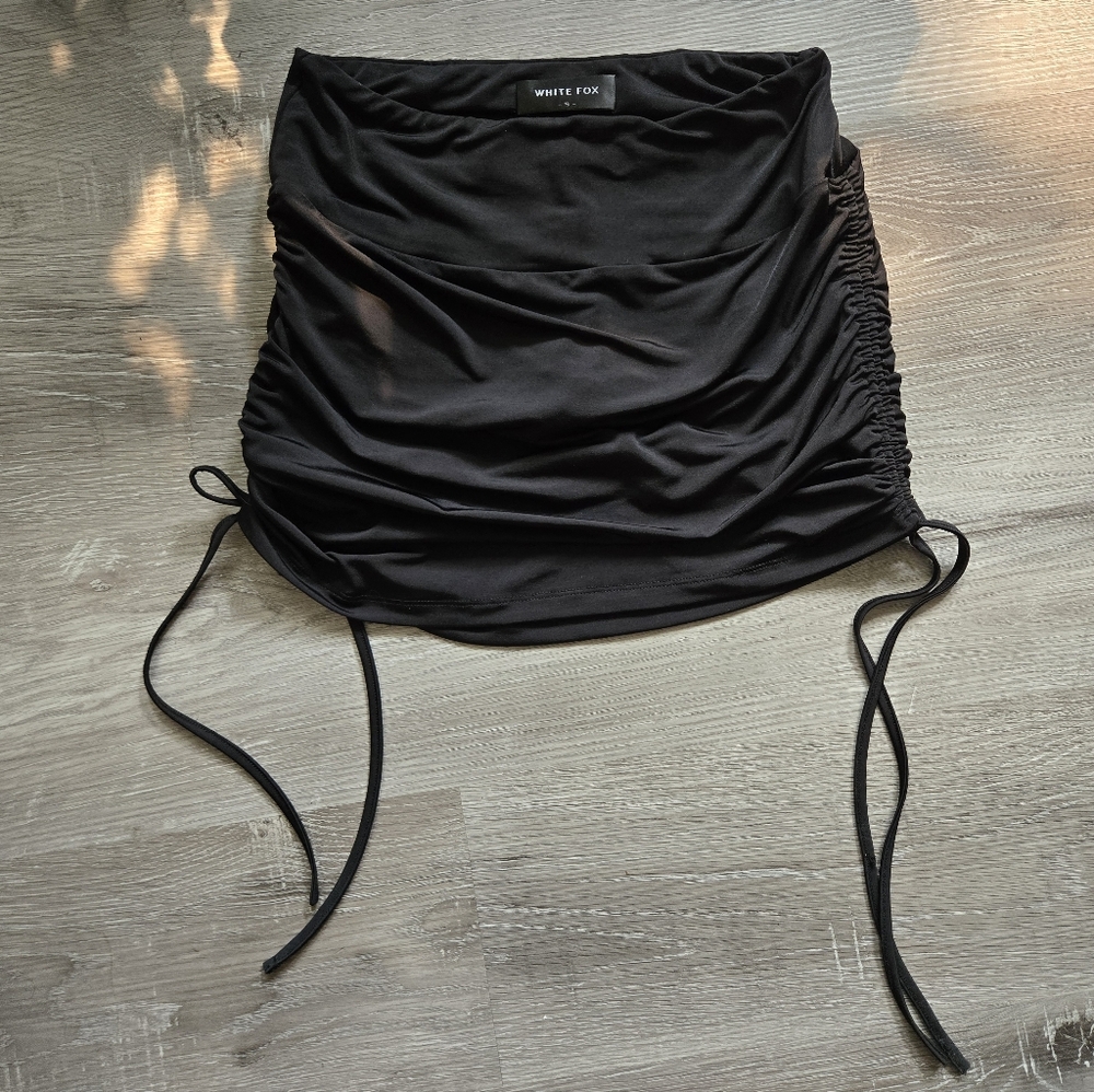 White Fox Boutique Black Mini Skirt